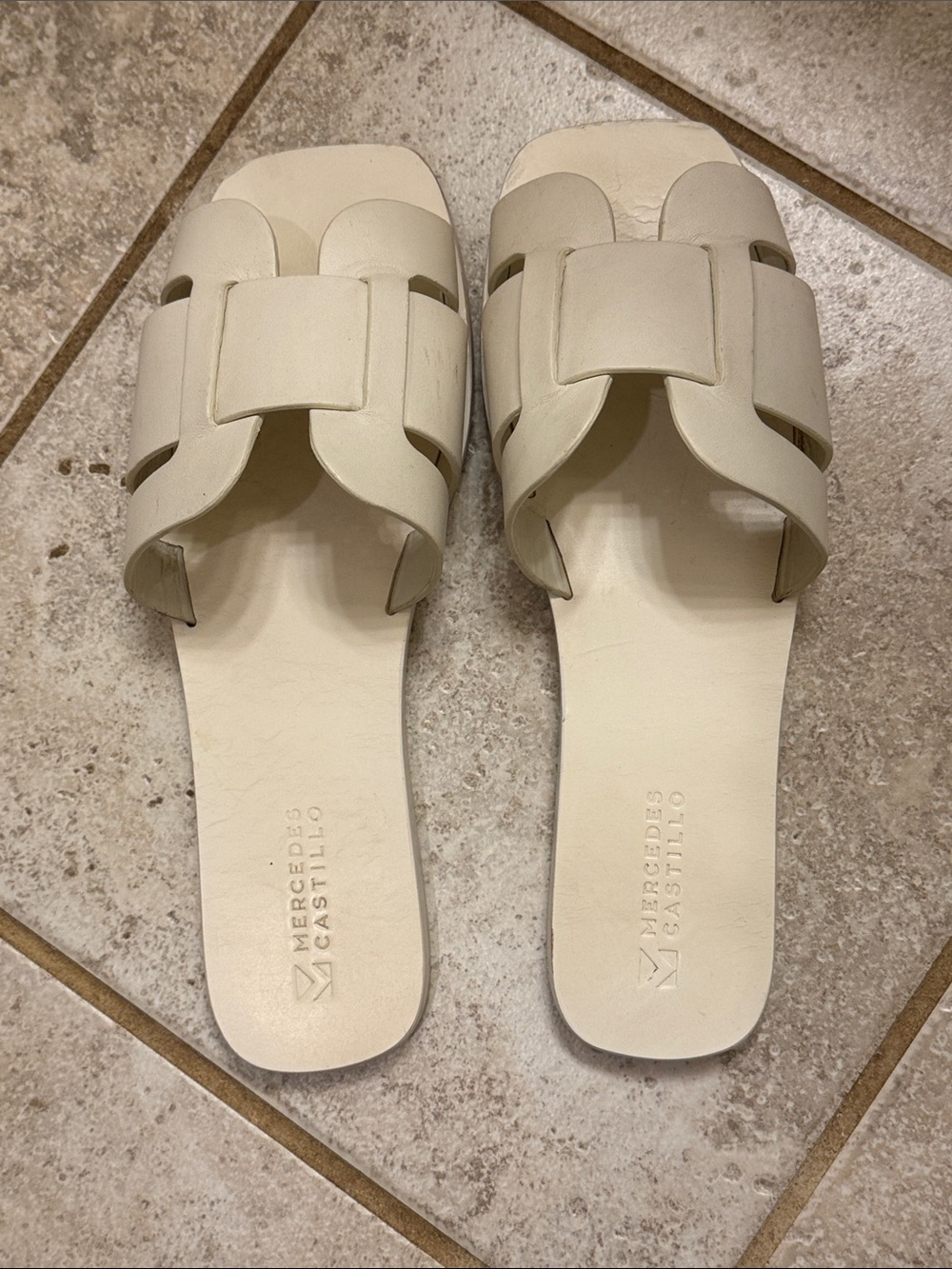 Mercedes Castillo Leather Sandals